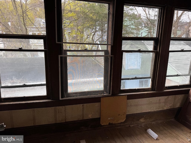 detailed view of wood finished floors