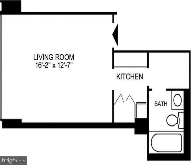 224 W Rittenhouse Sq Unit 2015B, Philadelphia, PA 19103 - floor plan