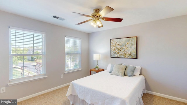 43295 Ardmore St, Ashburn, VA 20147 - bedroom featuring visible vents, baseboards, and light carpet