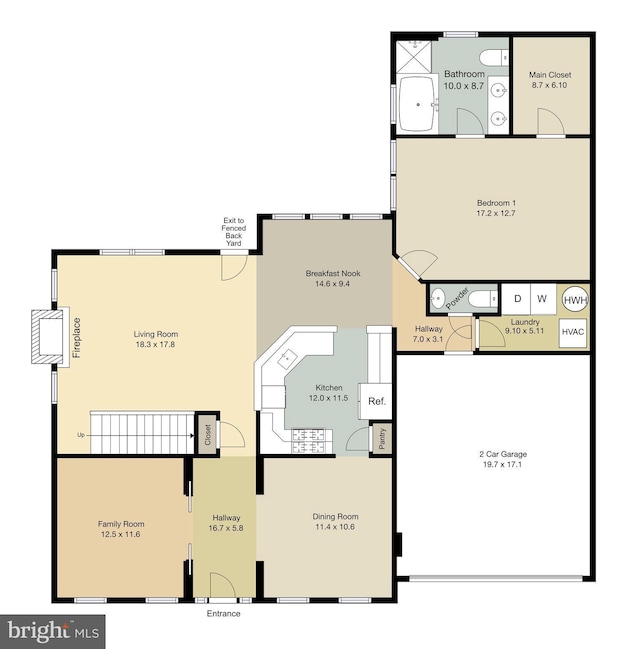 43295 Ardmore St, Ashburn, VA 20147 - floor plan