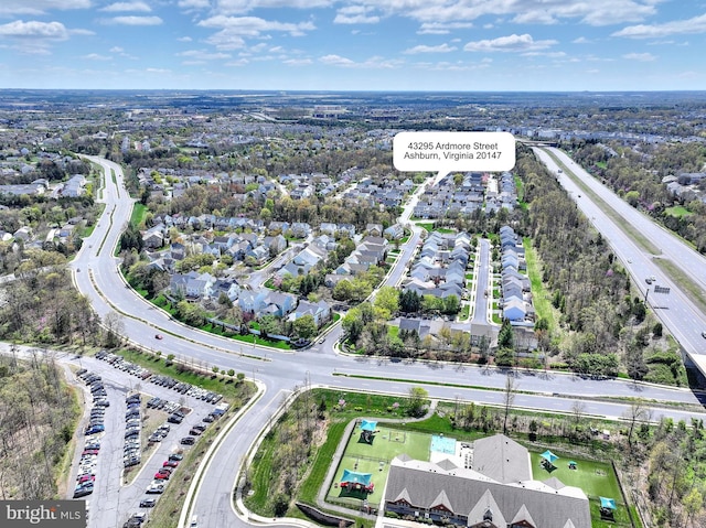 43295 Ardmore St, Ashburn, VA 20147 - bird's eye view with a residential view