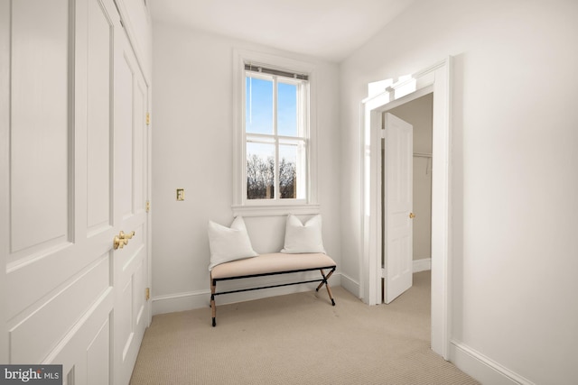 700 6th St SE, Washington, DC 20003 - living area featuring light carpet and baseboards