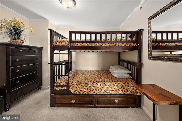 4201 Coastal Hwy Unit 116, Ocean City, MD 21842 - carpeted bedroom featuring baseboards and ornamental molding