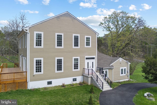 12304 Popes Head Rd, Fairfax, VA 22030 - view of front of property featuring driveway and a front lawn