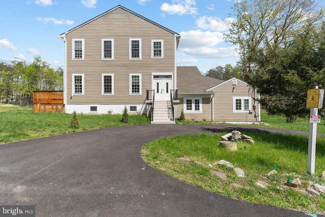 12304 Popes Head Rd, Fairfax, VA 22030 - view of front of property featuring a front lawn and driveway