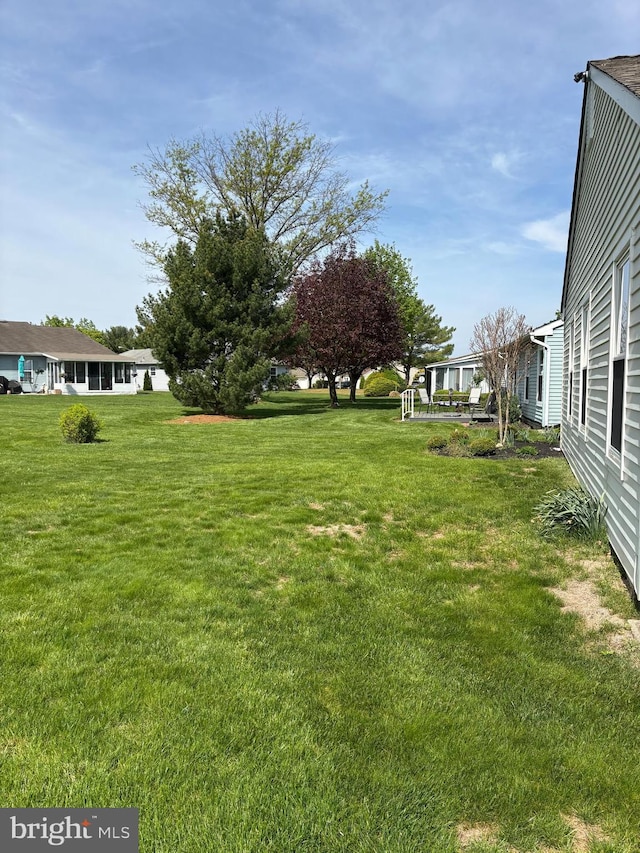 view of yard