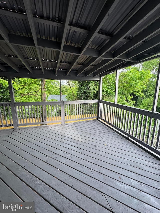 view of deck