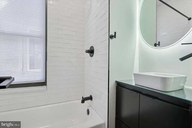 2931 W Susquehanna Ave, Philadelphia, PA 19121 - bathroom with vanity and  shower combination