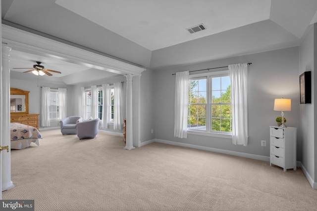 19009 Old Baltimore Rd, Brookeville, MD 20833 - carpeted bedroom with baseboards, multiple windows, and visible vents