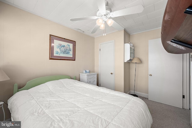 12506 Assawoman Dr, Ocean City, MD 21842 - bedroom featuring carpet flooring and ceiling fan