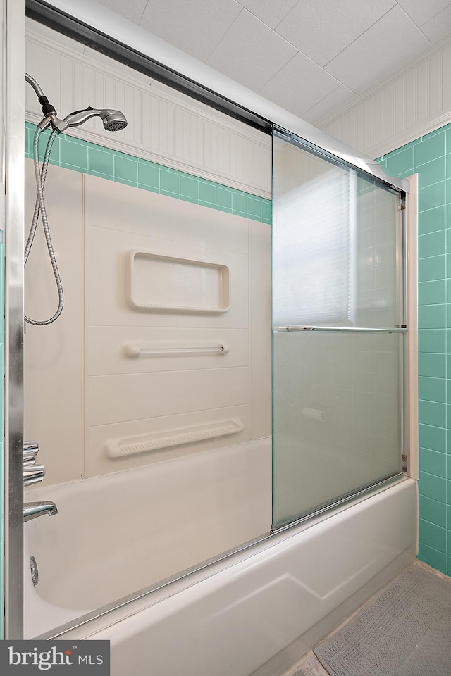12506 Assawoman Dr, Ocean City, MD 21842 - full bathroom with combined bath / shower with glass door
