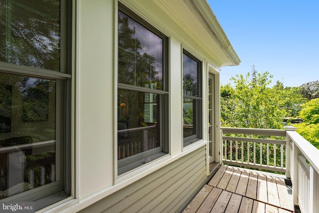 6218 30th St NW, Washington, DC 20015 - view of wooden deck