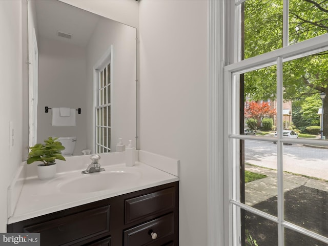 2828 Quarry Heights Way, Baltimore, MD 21209 - bathroom featuring vanity and toilet