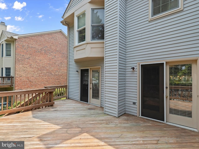 2828 Quarry Heights Way, Baltimore, MD 21209 - view of wooden deck