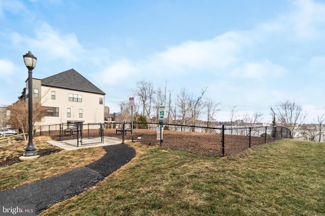 6301 Edsall Rd Unit 303, Alexandria, VA 22312 - view of home's community with fence, a gate, and a yard