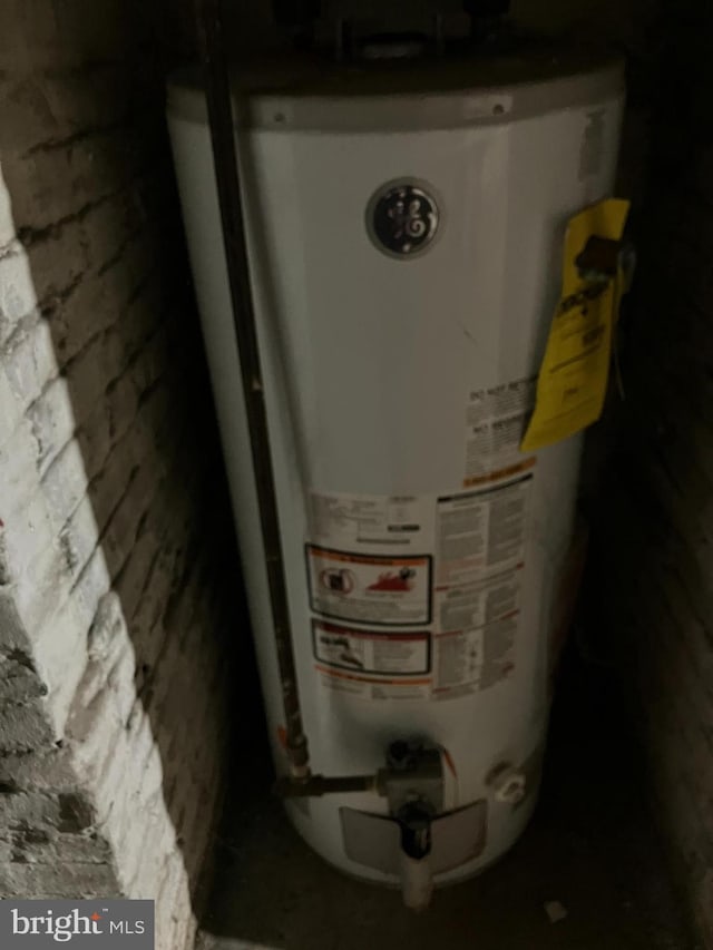 utilities featuring gas water heater