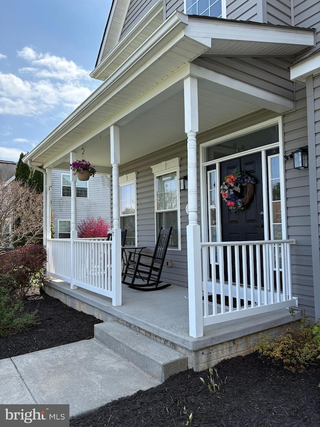 362 Hoffeckers Mill Dr, Smyrna, DE 19977 - view of exterior entry with covered porch