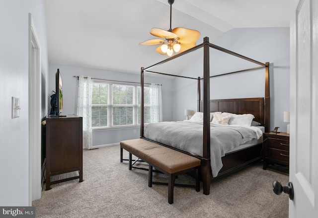 362 Hoffeckers Mill Dr, Smyrna, DE 19977 - carpeted bedroom featuring vaulted ceiling and baseboards