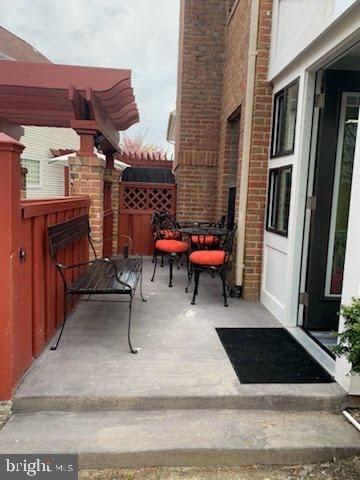 view of patio / terrace featuring outdoor dining space