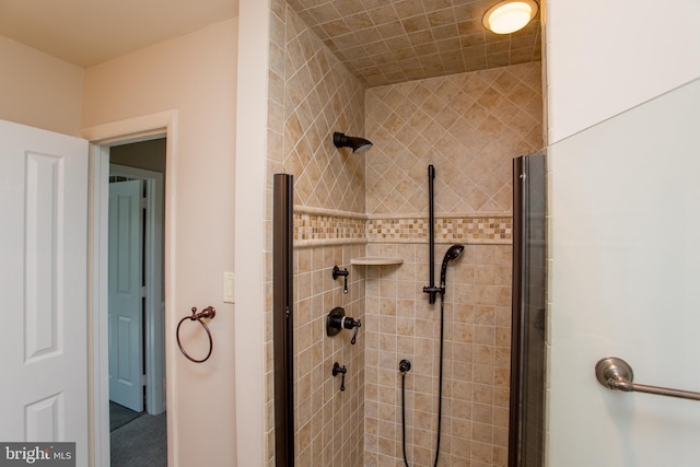 full bath featuring a stall shower