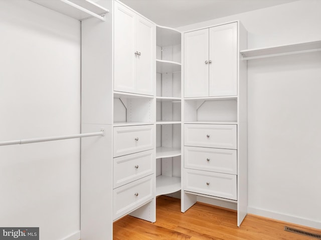 504 Moorings Cir, Arnold, MD 21012 - spacious closet with visible vents and light wood finished floors