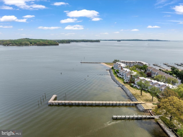 504 Moorings Cir, Arnold, MD 21012 - aerial view featuring a water view