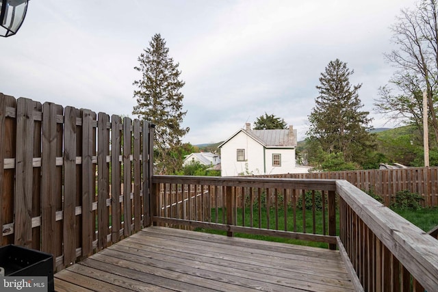 112 Ryder Benson Ln, Front Royal, VA 22630 - wooden deck featuring a fenced backyard