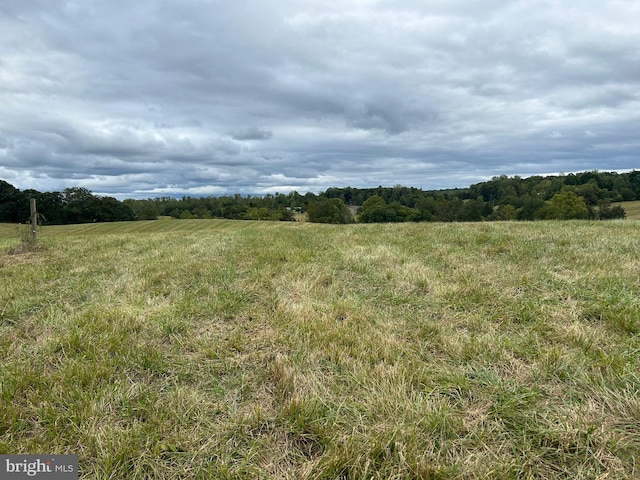 view of landscape with a rural view
