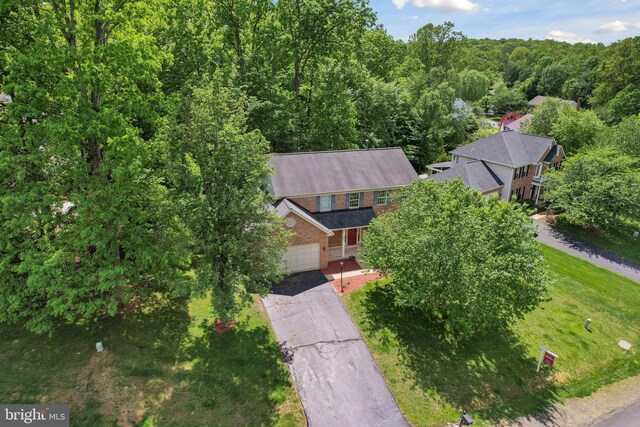 7883 Leroux Ln, Manassas, VA 20112 - view from above of property with a forest