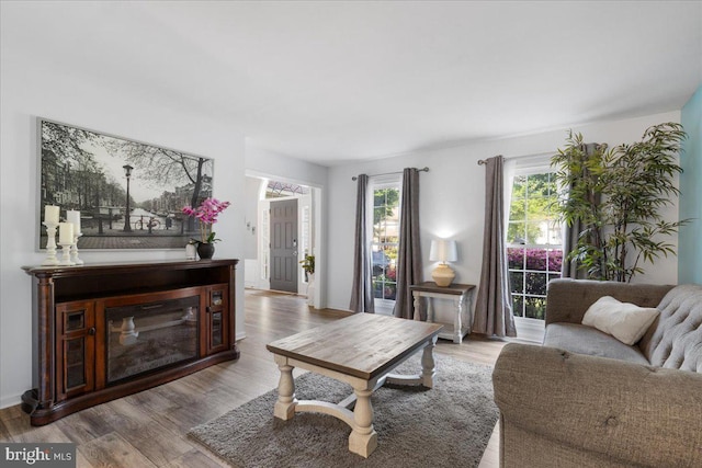 3565 Hummock Pl, Woodbridge, VA 22192 - living room featuring wood finished floors