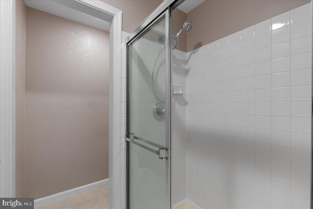 3565 Hummock Pl, Woodbridge, VA 22192 - bathroom featuring a stall shower and tile patterned flooring