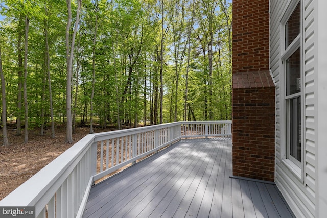 view of deck