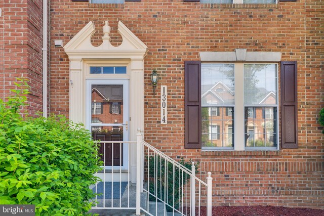 13014 Prairie Knoll Ct, Germantown, MD 20874 - entrance to property featuring brick siding