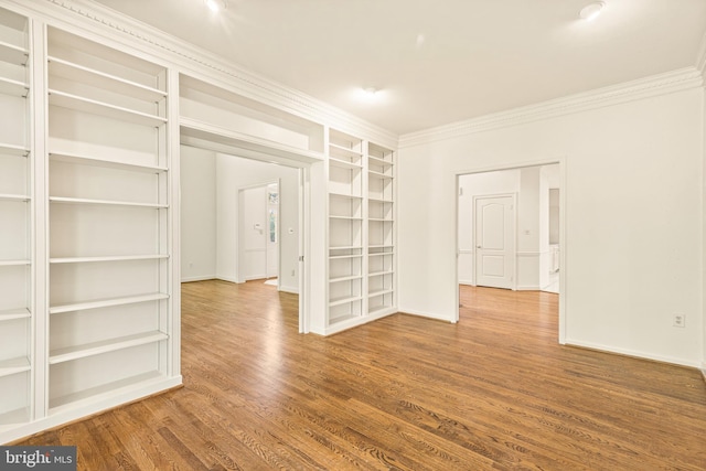 interior space featuring wood finished floors