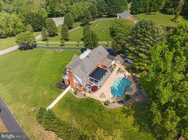 2840 Dunleigh Dr, Dunkirk, MD 20754 - birds eye view of property