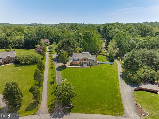 2840 Dunleigh Dr, Dunkirk, MD 20754 - birds eye view of property with a view of trees
