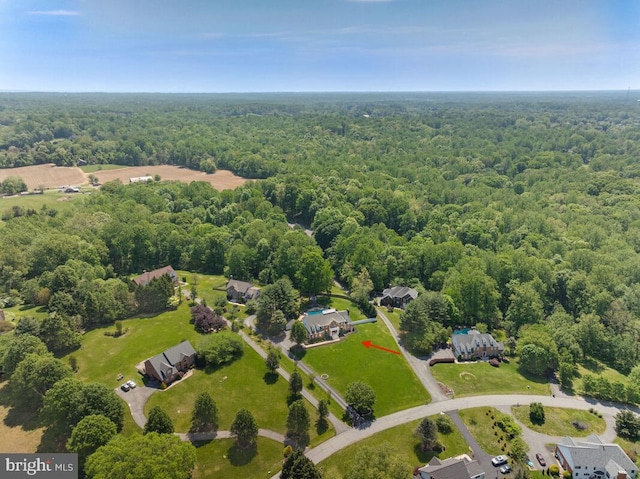 2840 Dunleigh Dr, Dunkirk, MD 20754 - aerial view with a view of trees
