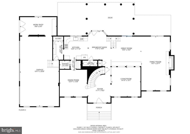 2840 Dunleigh Dr, Dunkirk, MD 20754 - plan