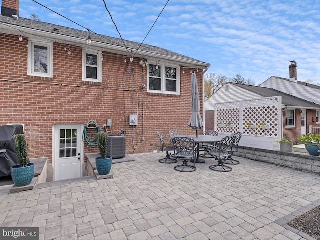 view of patio / terrace featuring cooling unit
