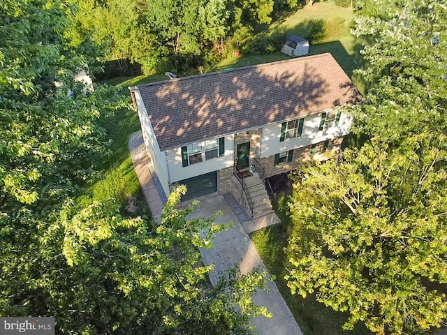 aerial view