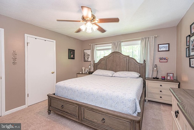 8 Candytuft Ln, Ocean Pines, MD 21811 - bedroom featuring light colored carpet, ceiling fan, and baseboards