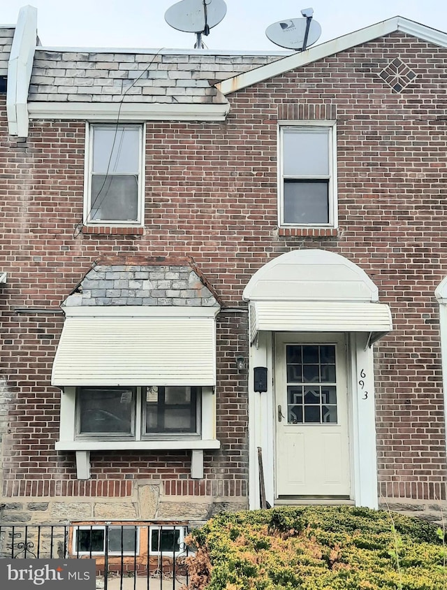 6937 Stenton Ave, Philadelphia, PA 19138 - view of front of property with brick siding