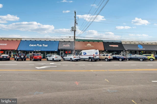 view of parking / parking lot