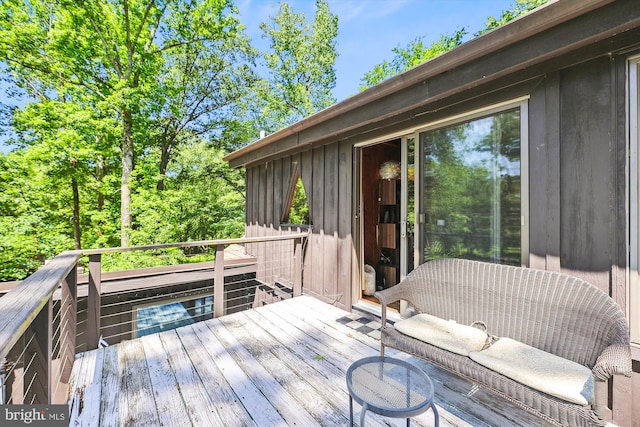 view of deck