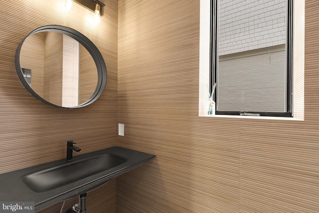 bathroom with a sink