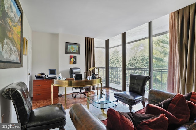 4200 Massachusetts Ave NW Unit 106, Washington, DC 20016 - office area with expansive windows