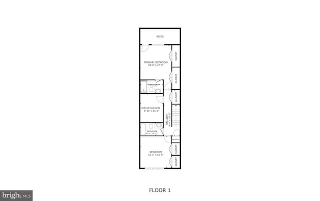 1169 Neal St NE Unit 1, Washington, DC 20002 - plan