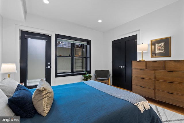 1169 Neal St NE Unit 1, Washington, DC 20002 - bedroom featuring recessed lighting and wood finished floors