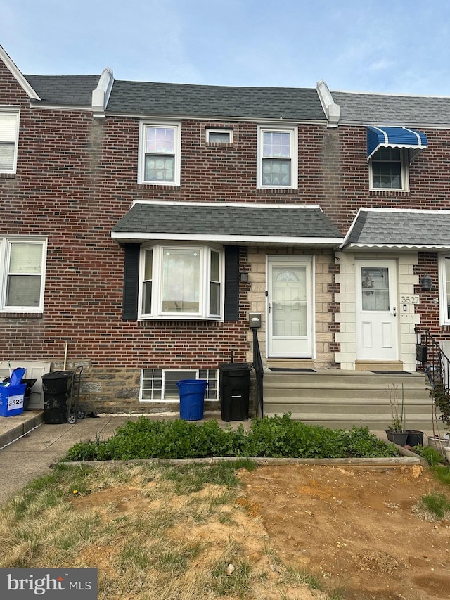3525 Hartel Ave, Philadelphia, PA 19136 - view of property with a shingled roof and brick siding
