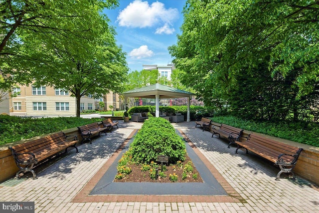12000 Market St Unit 189, Reston, VA 20190 - view of home's community featuring a gazebo